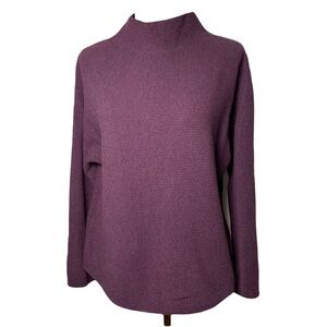 Lululemon Boxy Ribbed Knit Sweater Purple M/L